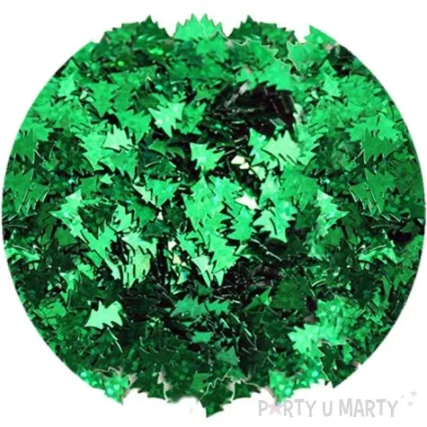 konfetti choinki zielone titanum 14 g