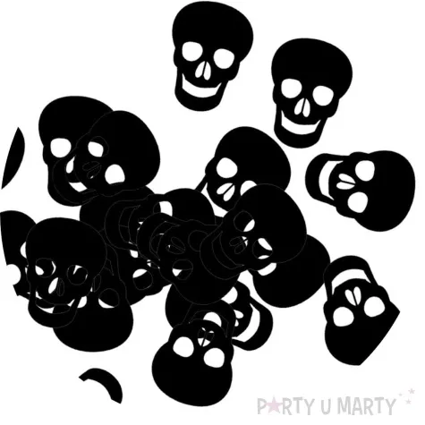 konfetti czaszki halloween congee 15 szt