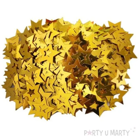 konfetti gwiazdki grube zlote titanum 14 g