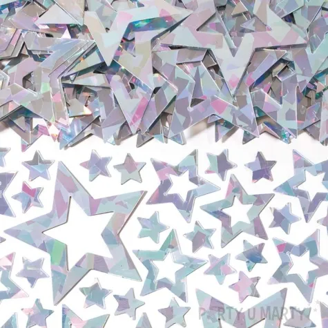konfetti gwiazdki srebrny amscan 14 g