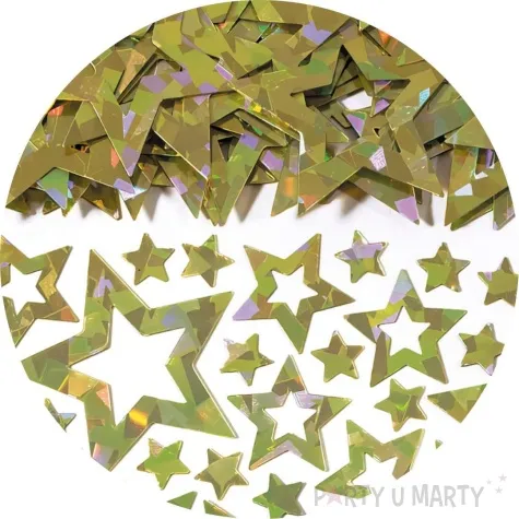 konfetti gwiazdki zloty amscan 14 g