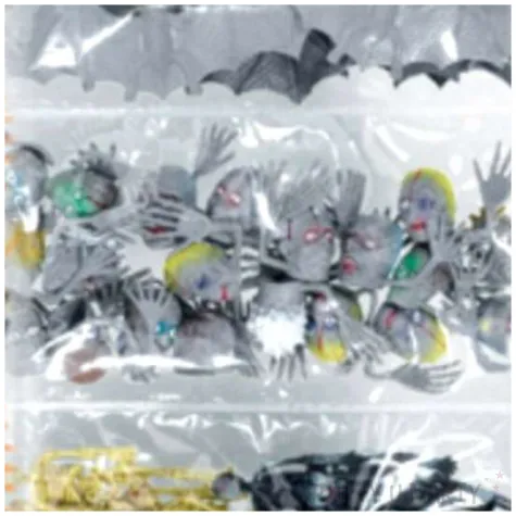 konfetti halloween 3d zdechle robaki i kosciotrupy mix arpex 100 szt