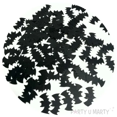 konfetti halloween nietoperze czarne 1 opak