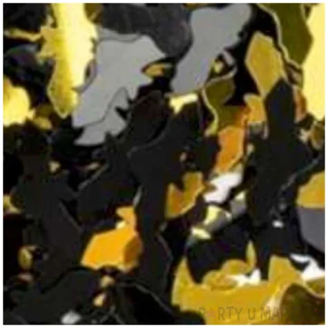 konfetti halloween nietoperze czarno zlote partypal 15 g