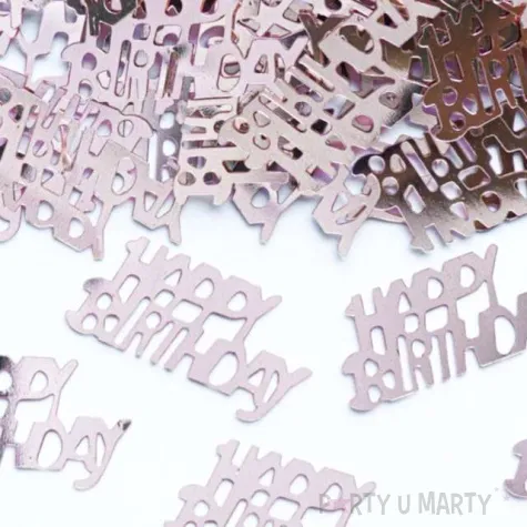 konfetti happy birthday zloty roz partypal 15 g