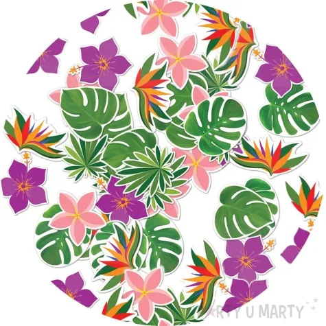 konfetti hawaii party congee 24 szt