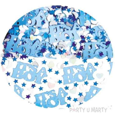 konfetti its a boy gwiazdki mix amscan 14 g