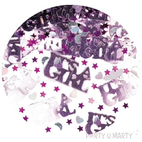 konfetti its a girl gwiazdki mix amscan 14 g