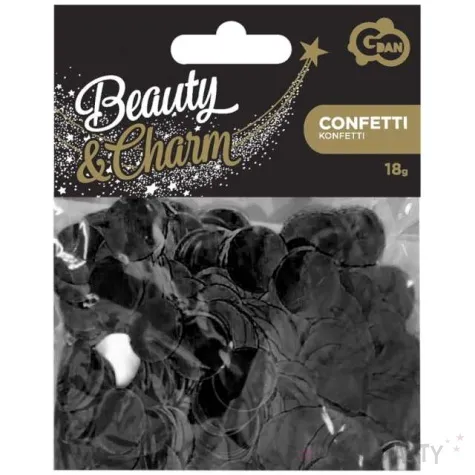 konfetti koleczka godan czarny 1 5 cm 18 g