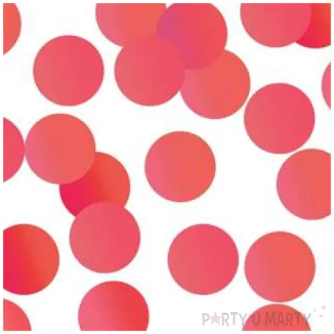 konfetti koleczka godan czerwone 2 cm 250 g