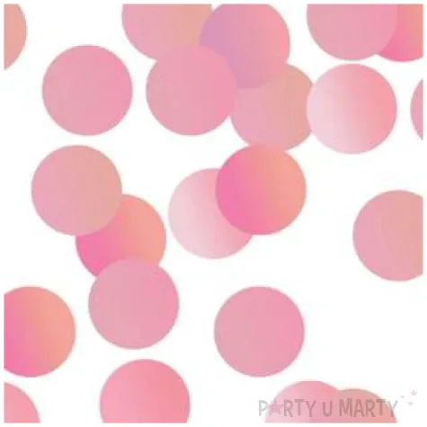 konfetti koleczka godan rozowe zloto 1 5 cm 18 g