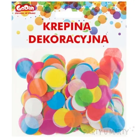 konfetti koleczka papierowe mix godan 20g