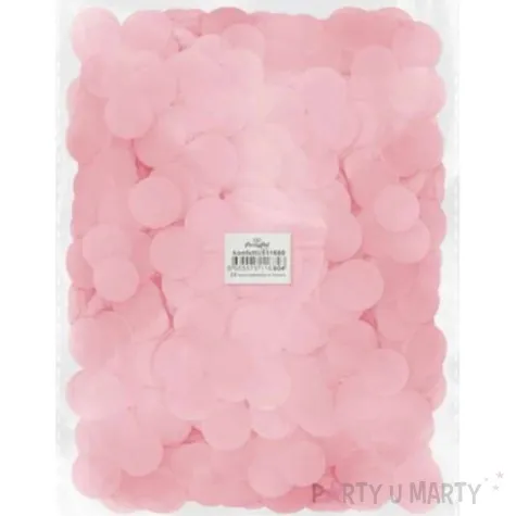 konfetti koleczka papierowe rozowe partypal 500 g