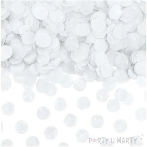 konfetti kolka bialy partydeco 15g