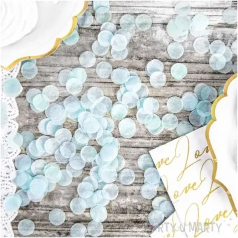 konfetti kolka blekitny jasny partydeco 15g