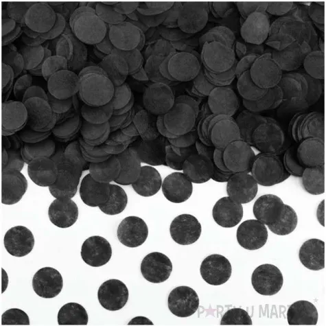 konfetti kolka czarny partydeco 15g