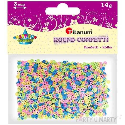 konfetti kolka obrecze mix titanum 14 g
