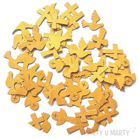 konfetti komunia sw gold zlote 1 opak