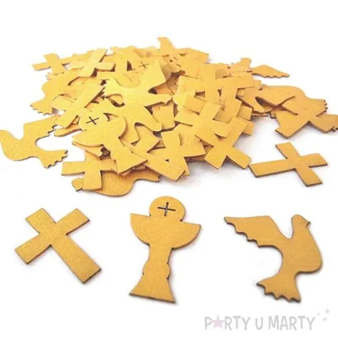 konfetti komunia sw gold zlote 1 opak