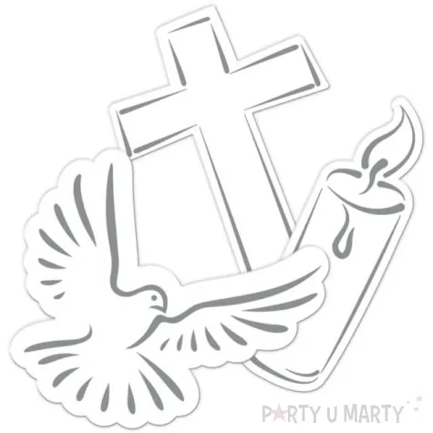 konfetti komunia xl folat 24 szt