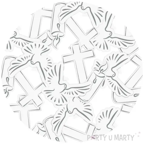 konfetti komunia xl folat 24 szt