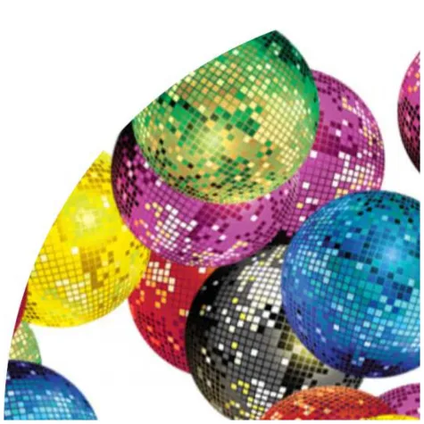 konfetti kule disco mix congee 36 szt