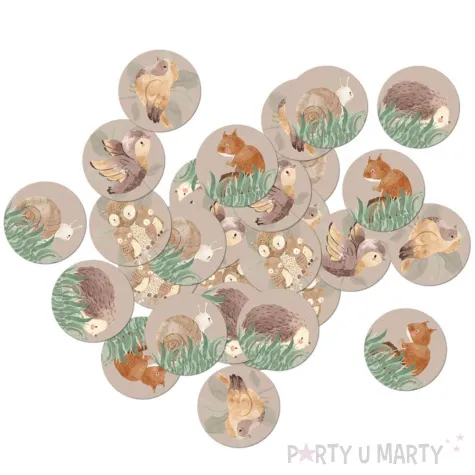 konfetti lesne zwierzatka congee 36 szt