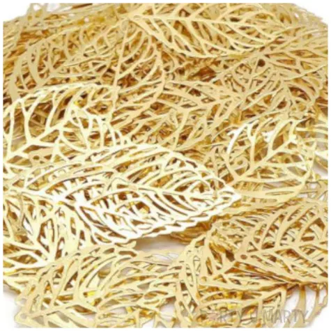 konfetti listki metalowe deco mariage 2 5 cm 200 szt