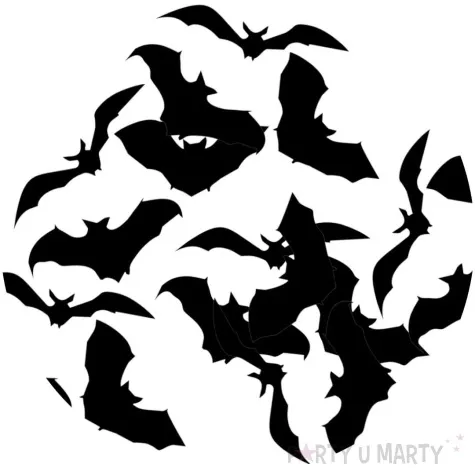 konfetti nietoperze halloween congee 25 szt