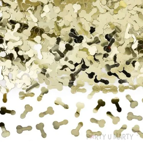 konfetti penisy zlote partydeco 30 g