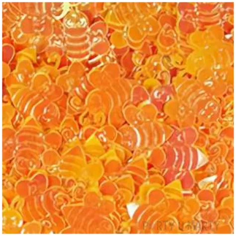 konfetti pszczolki pomaranczowe titanum 14 g