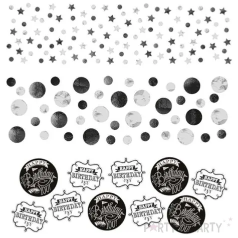 konfetti retro chalkboard amscan 34 g