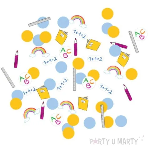 konfetti school start szkola amscan 14 g