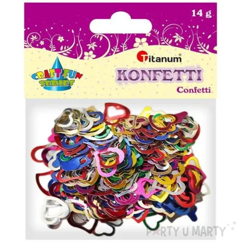 konfetti serca trojkatne mix titanum 14 g