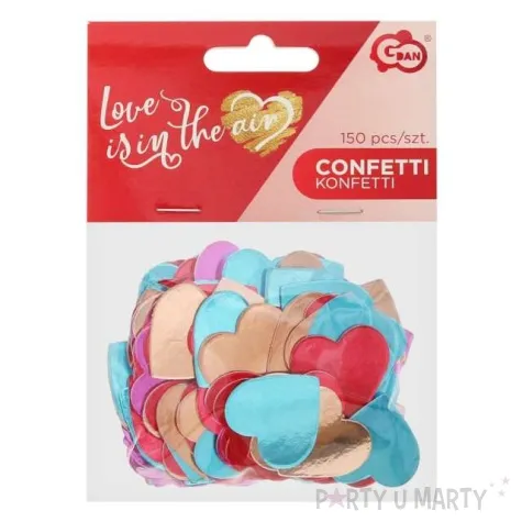 konfetti serduszka love is in the air mix godan 150 szt