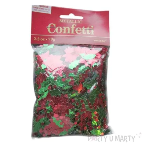 konfetti swiateczna poisencja amscan 70 g