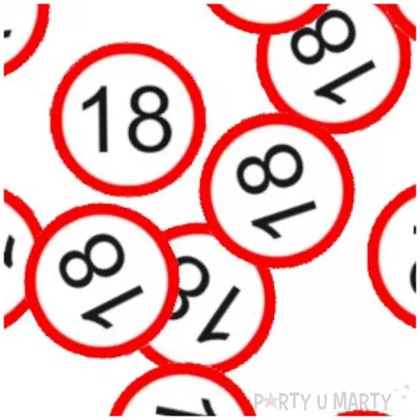 konfetti traffic 18 urodziny top ten 15g