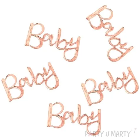konfetti twinkle twinkle baby love rozowo zloty ginger ray 14 g