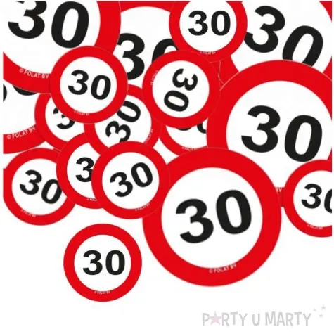 konfetti urodziny 30 znak folat 18 g