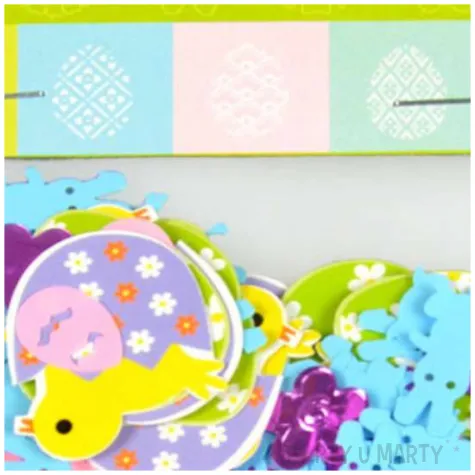 konfetti wielkanocny mix zajaczki i kurczaczki arpex