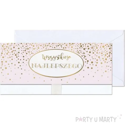 koperta prezentowa na banknoty wszystkiego najlepszego paw
