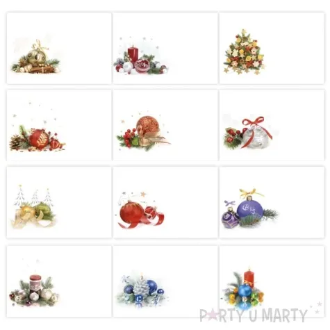 koperty gwiazdkowe wzory mix maki b6 100 szt