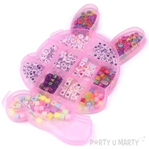 koraliki klasyczne i literki zylka zajaczek mix stoklasa