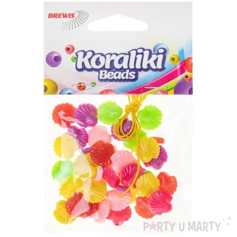 koraliki muszelki mix brewis 12 mm 15 g