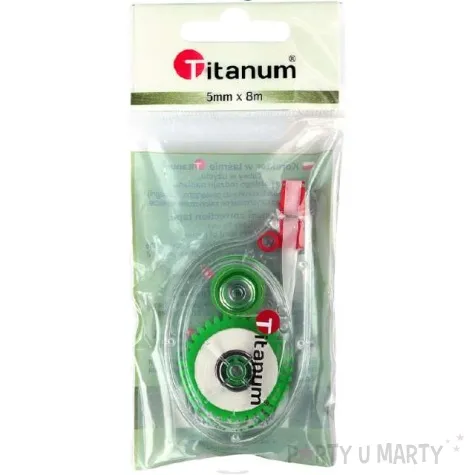 korektor tasmowy boczny zielony titanum 5 mm x 6 m