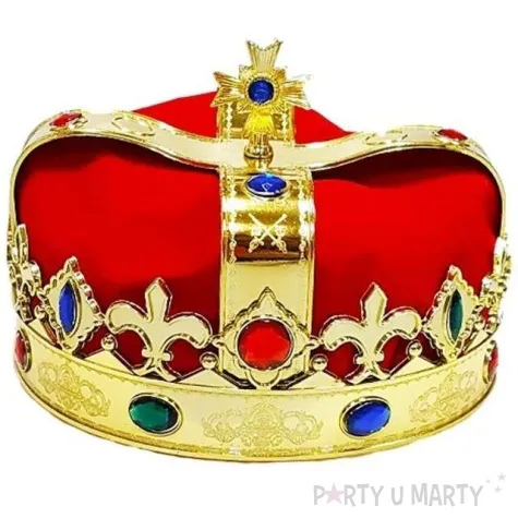 korona party krolewska zlota kraszek