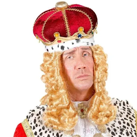 korona party krolwska z klejnotami czerwona widmann