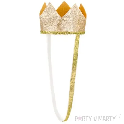 korona party mala ksiezniczka zlota partydeco