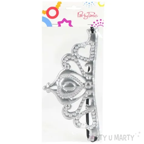 korona party tiara srebrna arpex