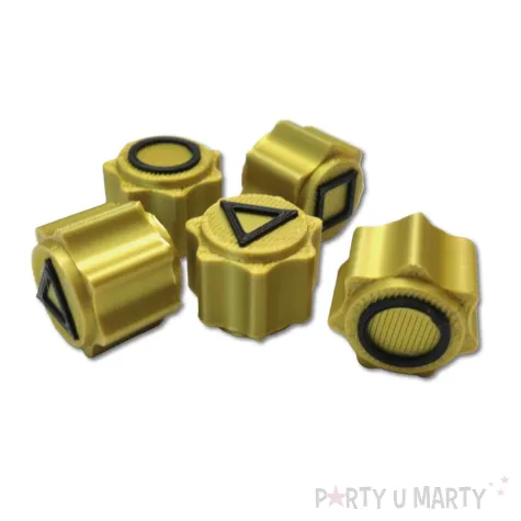 kosci gonggi kolekcjonerskie zlote w pudelku